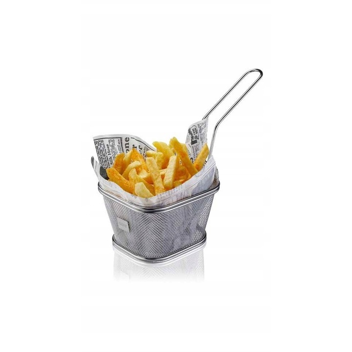 Cos servire cartofi prajiti Gefu inox 13x11x8cm mare