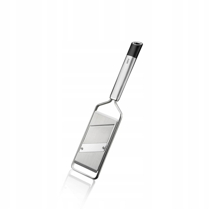 Mandolina mini/razatoare Gefu Primeline, cu lame foarte ascutite, maner ergonomic cu capac de protectie, inox/negru, 28.2x7x1.9 cm