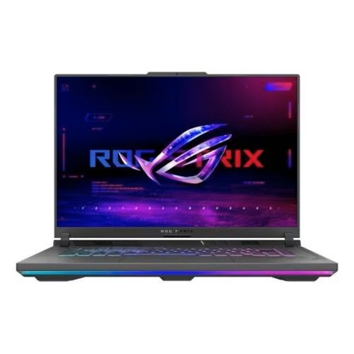 Laptop ASUS ROG Strix G16, AMD Ryzen 9 8940HX, 16 inch, RAM 32GB, SSD 1TB+ 1TB, nVidia GeForce RTX 5060 8GB, No OS, Eclipse Gray