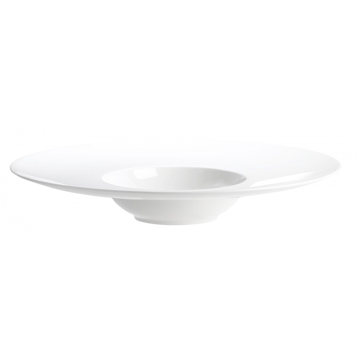 Mélytányér ASA a'Table, finom porcelán, fehér, 21cm