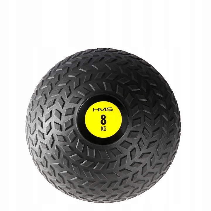 Фитнес топка HMS Slam Ball 8кг черна 23,5см