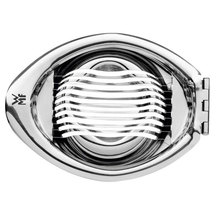 Taietor pentru oua WMF Gourmet 0634306040 din otel inoxidabil, cu lame pentru felii uniforme, inox, 110x150 mm, 1 buc