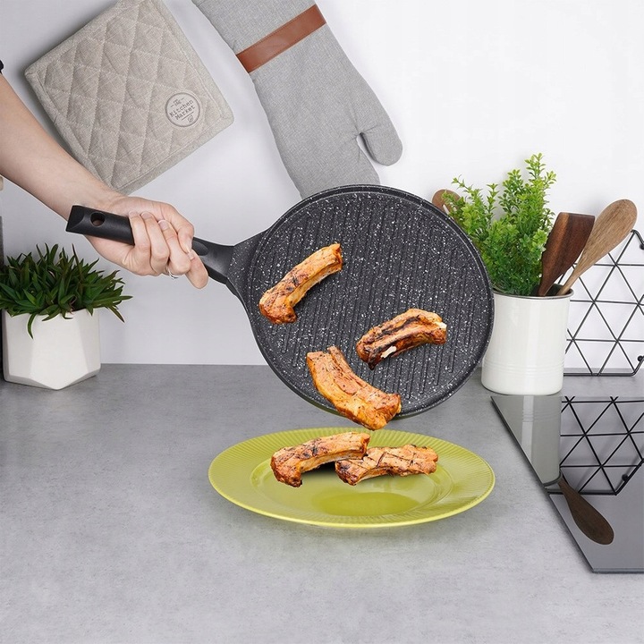 Vilde gránit kerek grill serpenyő 27cm