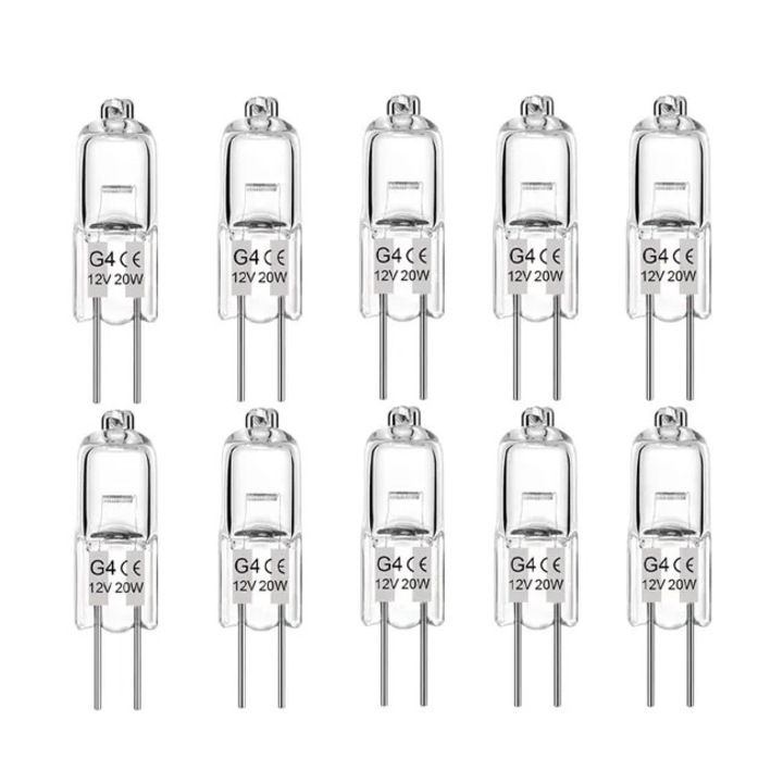 Халогенна крушка 20W 3000K димируема G4 8x30mm комплект 10 бр.