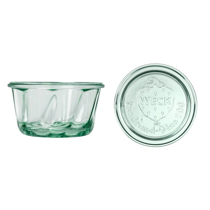 Стъклен буркан Weck Bakery 280ml с капак, комплект 6 бр