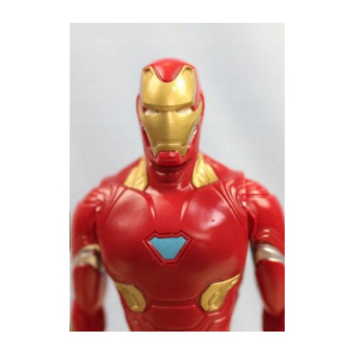 Фигурка на супергерой Пан и Пани Гаджет Iron Man Marvel, от ABS пластмаса, височина 28 см, реалистични детайли, червен/златист, 1 бр