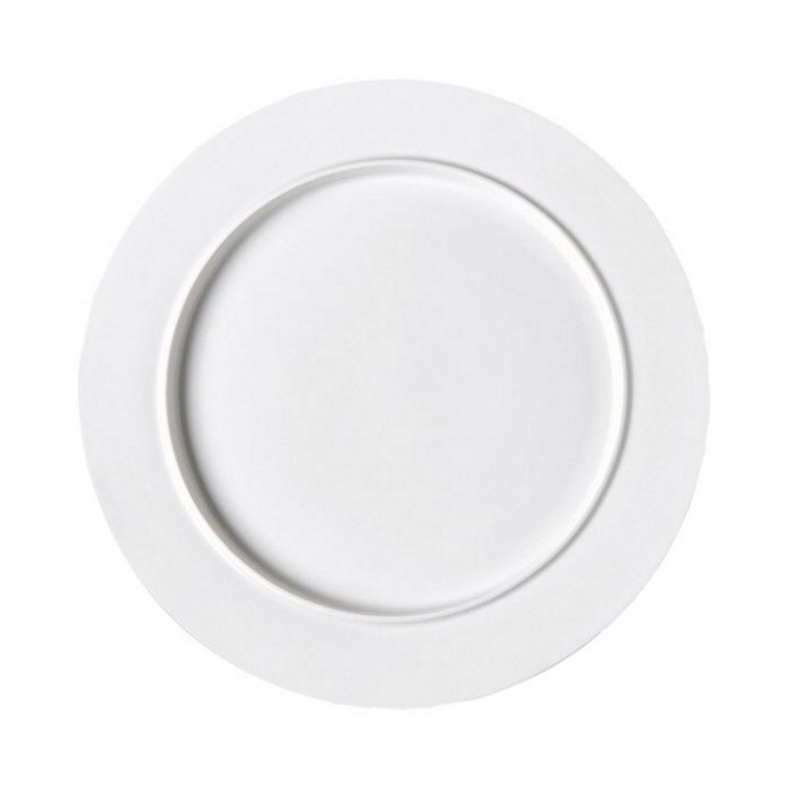 Rak Nordic lapostányér, porcelán, 28cm, krém