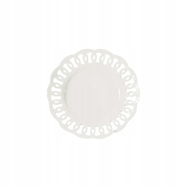 Farfurie sculptata Porcellana Bianca Firenze alb 20cm