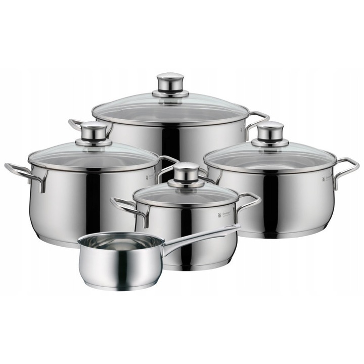 Set oale WMF Diadem Plus 9 piese inox argintiu 16x20x24cm