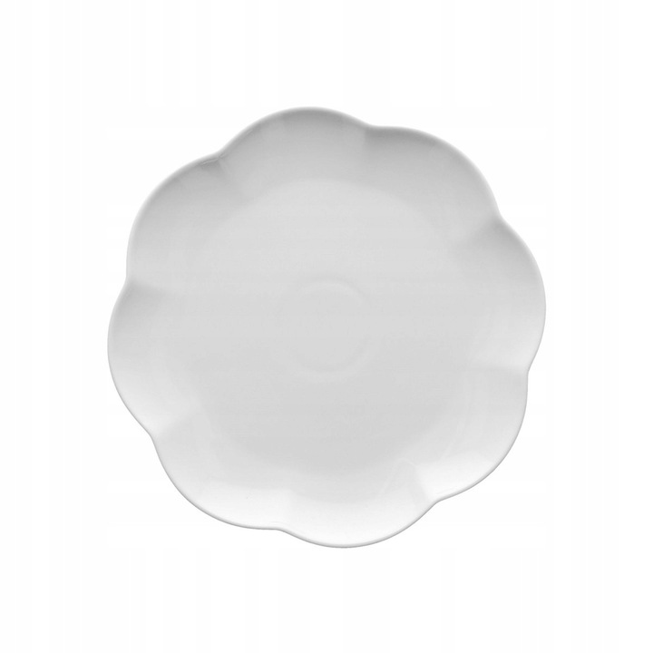 6 darabos készlet, Porcellana Bianca Villadeifiori salátás tányérok, porcelán, mosogatógépben mosható, fehér, 6 x 23 cm
