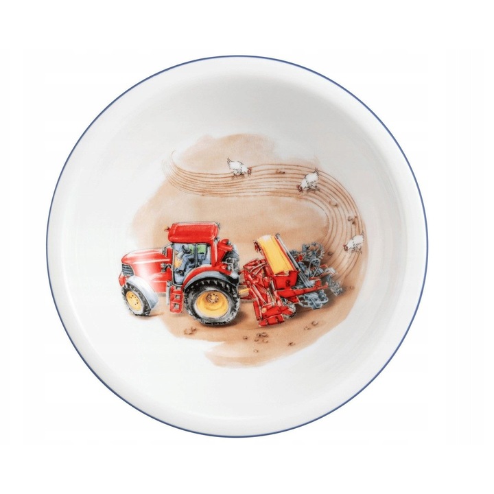 Bol pentru copii, Seltmann Weiden, My Tractor, colorat, 16cm