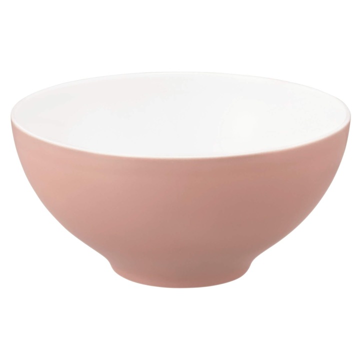 Bol / salatiera Seltmann Weiden Life Fashion Posh Rose, portelan durabil, compatibil cu cuptor, microunde si masina de spalat, roz deschis, 15,5 cm
