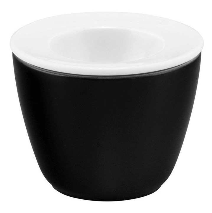 Suport pentru ou Seltmann Weiden Life Fashion Glamorous Black, portelan mat, compatibil cu cuptor si masina de spalat, negru, 1 buc