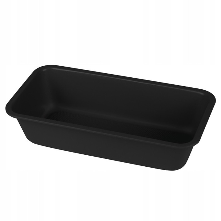 Форма за печене/тава за печене Berlinger Haus Matte Black BH-7886, въглеродна стомана с незалепващо покритие TitanPro, екологична без PFOA/олово/кадмий, матово черно, 30,5 x 16 x 7 см