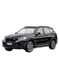 Macheta auto metalica BMW X3 M, neagra, scara 1:32, cu lumini LED si sunete