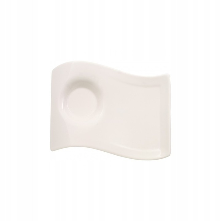 Villeroy & Boch NewWave Caffe eszpresszó csészealj, fehér, 17x13cm