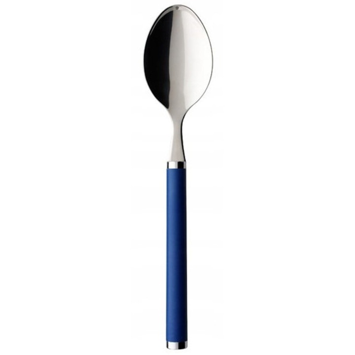 Villeroy&Boch Play! Blue Ocean evőkanál, 18/10 rozsdamentes acél, szintetikus nyél, hagyományos kanál, kék, 19 cm