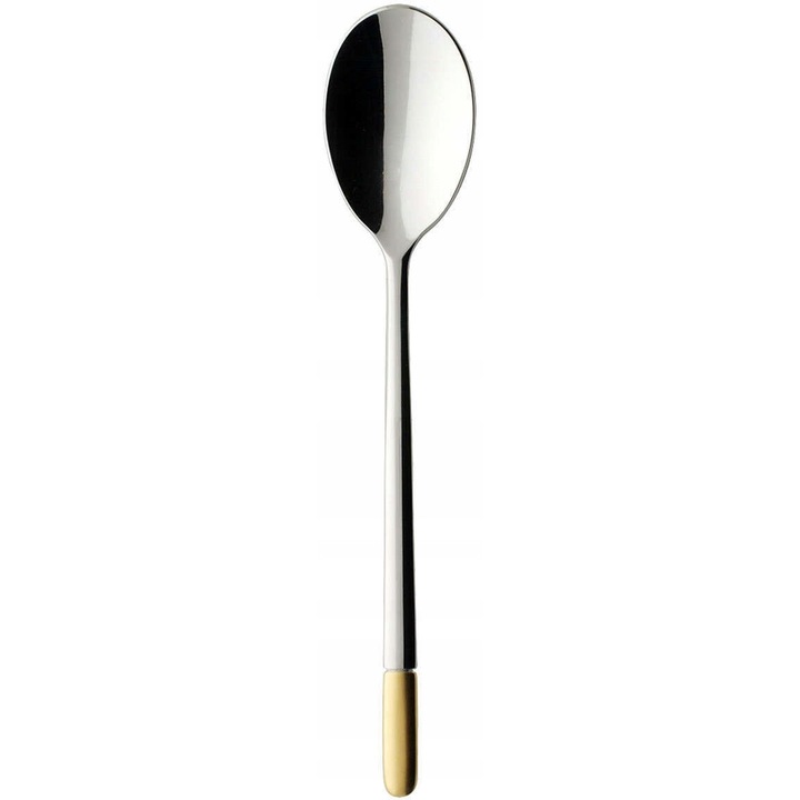 Villeroy&Boch Ella eszpresszókanál, 18/10 rozsdamentes acél, aranyozott végek, inox/arany, 11,2 x 2,2 x 1,4 cm, 1 db