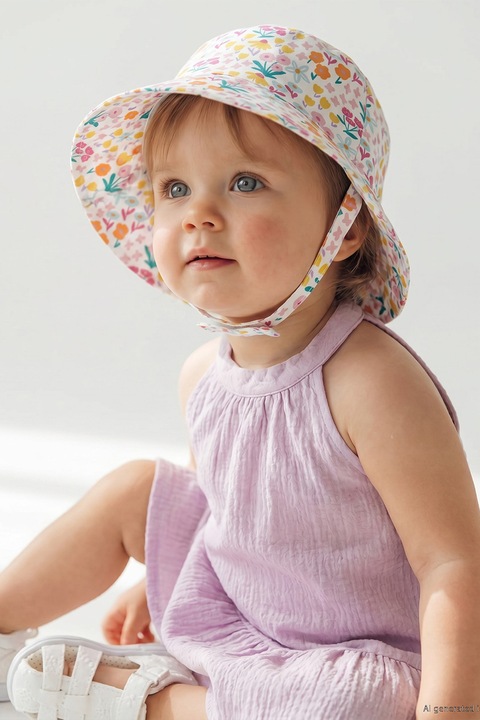 LC WAIKIKI, Palarie bucket cu bareta pe barbie, Multicolor