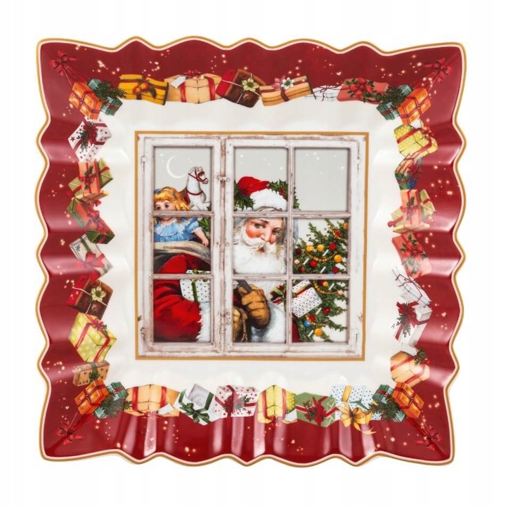 Villeroy & Boch Toy's Fantasy négyzetes tányér, többszínű, 23x23x3,5cm