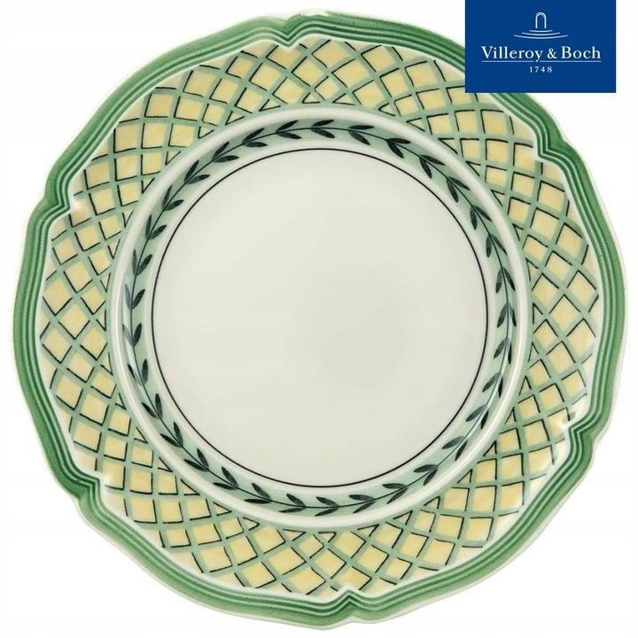 Taler French Garden Orange VilleroyBoch 17cm sárga-zöld