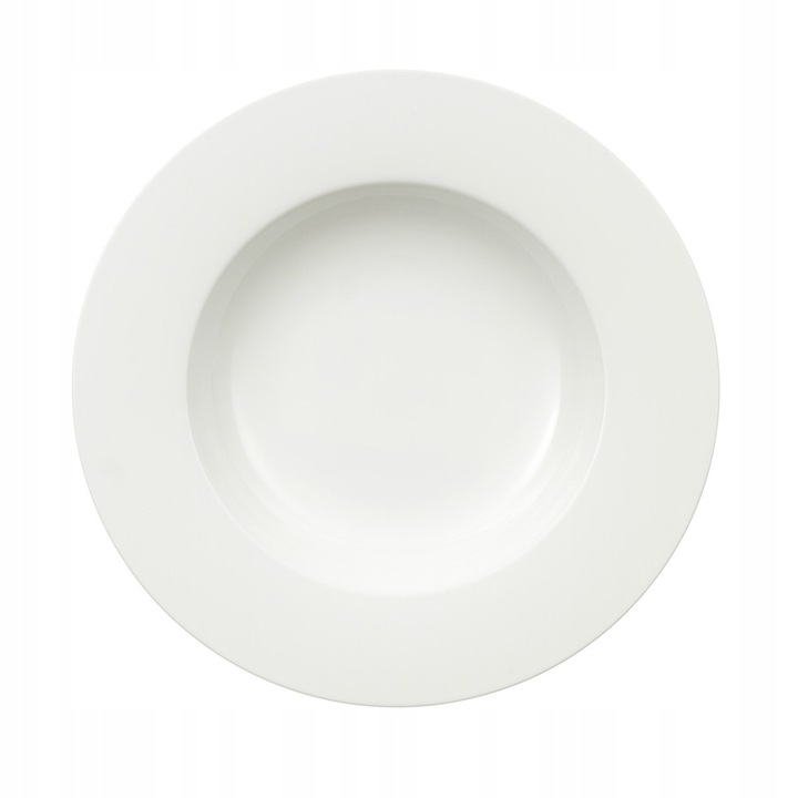 Villeroy & Boch Royal mélytányér, levesestányér, prémium csontporcelánból, mosogatógépben és mikrohullámú sütőben használható, fehér, 1 db, 24 cm, 0,33 l