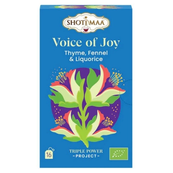 Ceai project - voice of joy - chimen, fenicul si lemn dulce bio 16dz x 2g 32g Shotimaa
