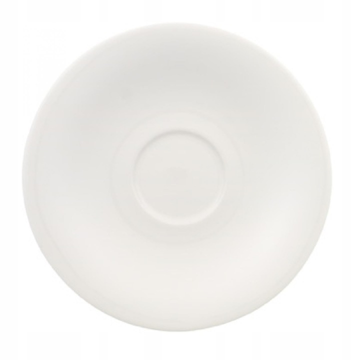 Villeroy&Boch New Cottage Basic csészealj kávéscsészéhez, prémium porcelán, mosogatógépben és mikrohullámú sütőben használható, fehér, 16 cm