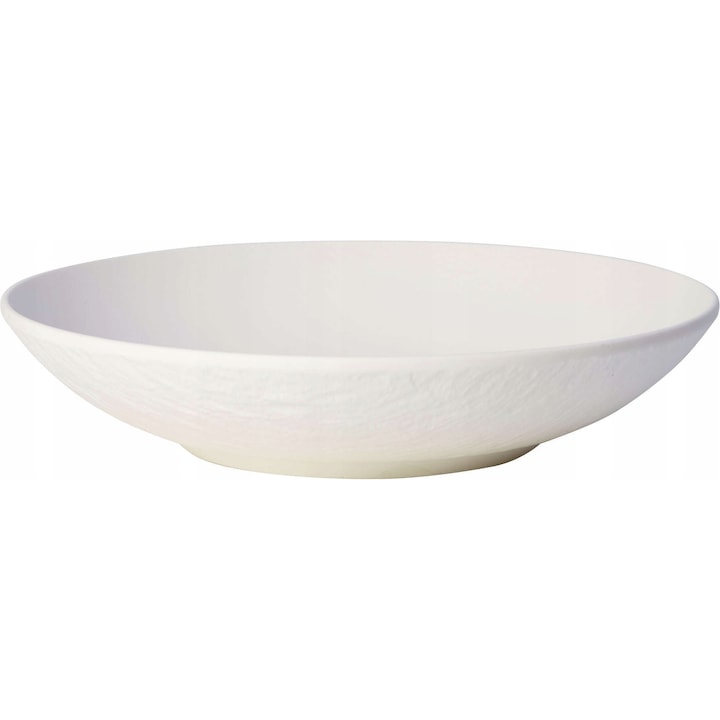Villeroy & Boch Manufacture Rock alb lapos tál 23,5cm 1,1l