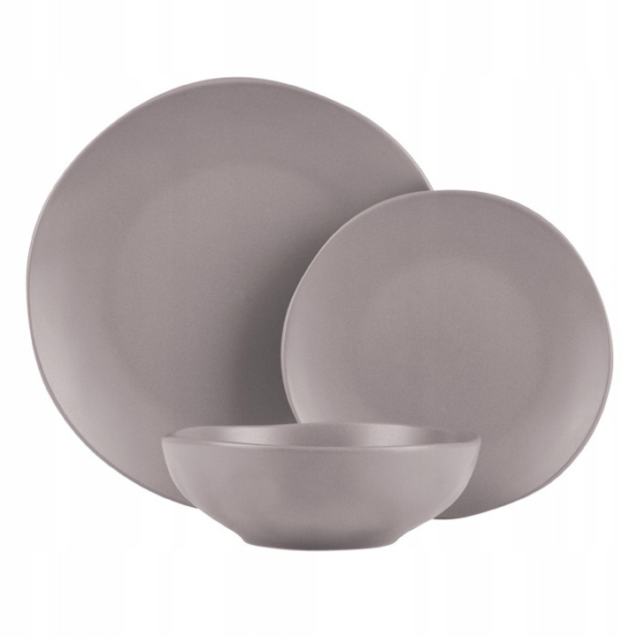 Комплект весела маса Berlinger Haus Taupe 18 части матово кафяво 30x27x3cm 23x21x2.5cm 23.6x21.5x5cm