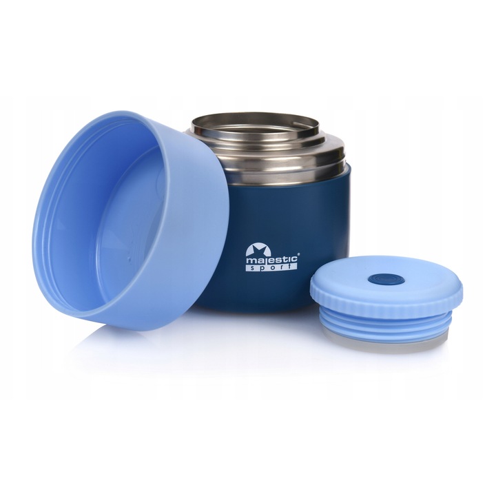 Termos alimentar Majestic Sport Kea 500ml albastru inox