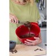 Tel de bucatarie KitchenAid Coreline, maner din silicon satinat, spirala din otel inoxidabil, gri inchis, 1 buc
