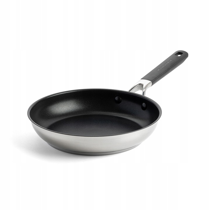 KitchenAid Classic serpenyő 24cm rozsdamentes acél fekete ergonomikus