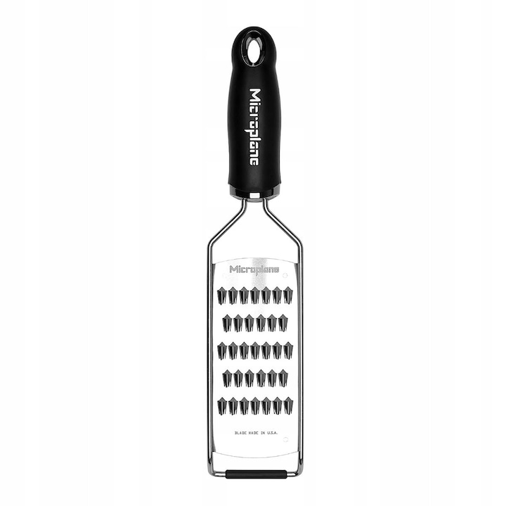 Ренде Microplane Gourmet, мултифункционално, черно, 30.5x6.6см