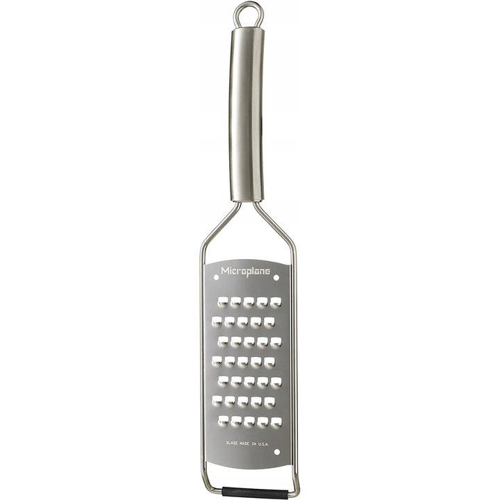 Микроплан професионален ренде, много остър, инокс, 7x1.7x32см