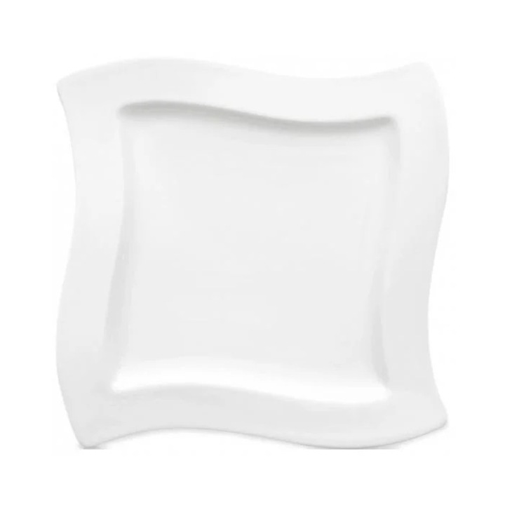 Villeroy Boch NewWave salátástál fehér 24x24cm prémium porcelán