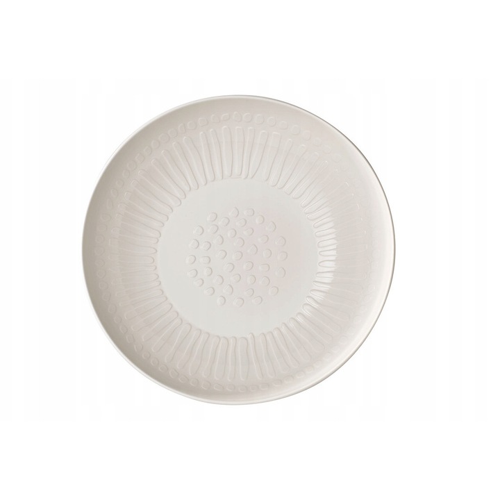 Bol Villeroy & Boch It's My Match Blossom, portelan premium, suprafata texturata, alb, 2000 ml, 26 cm