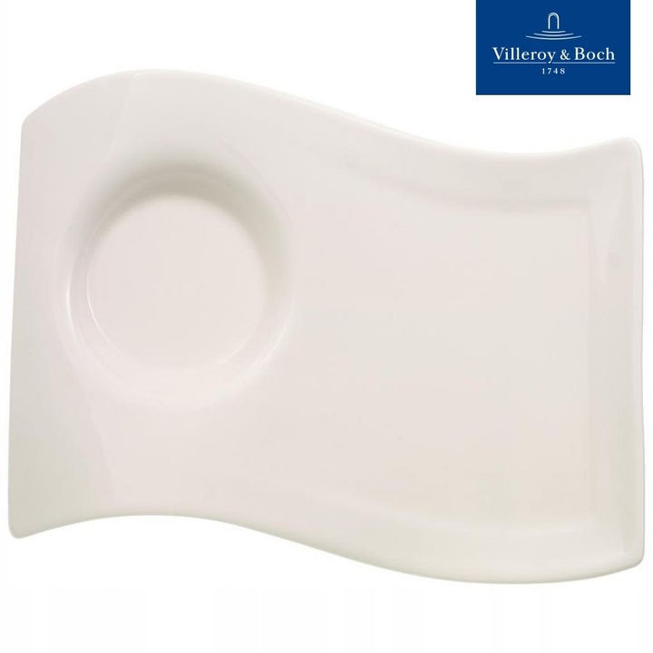 Villeroy Boch NewWave tányér 22x17cm fehér