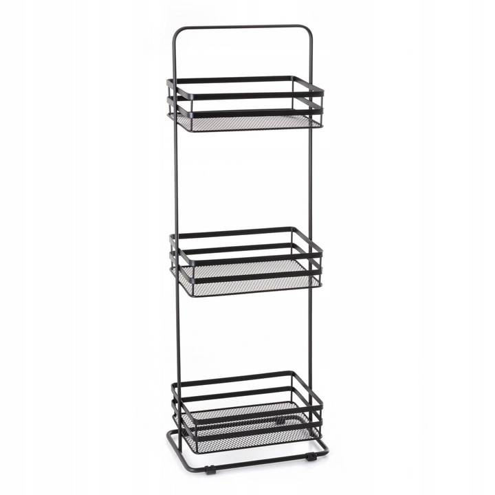 Fém polc AWD, fekete belső 26.2x75.3x17cm