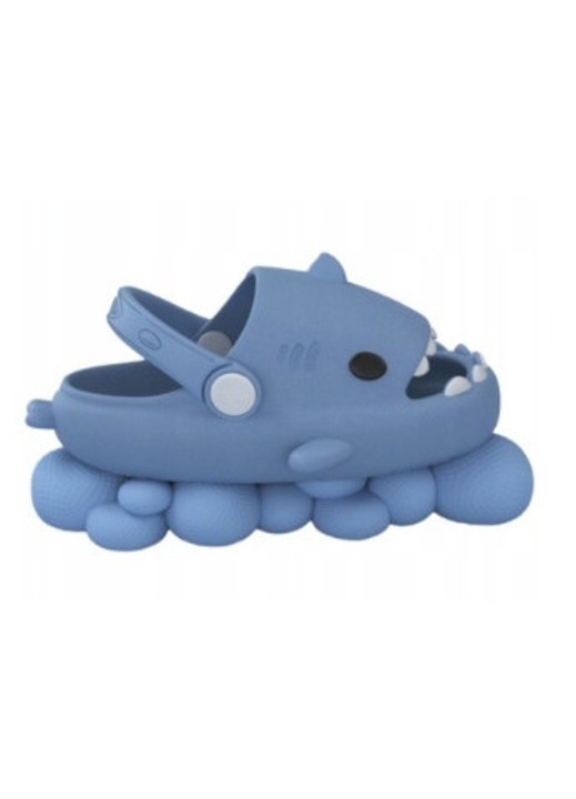 Férfi papucs, Shark papucs, csúszásgátló, szintetikus, kék