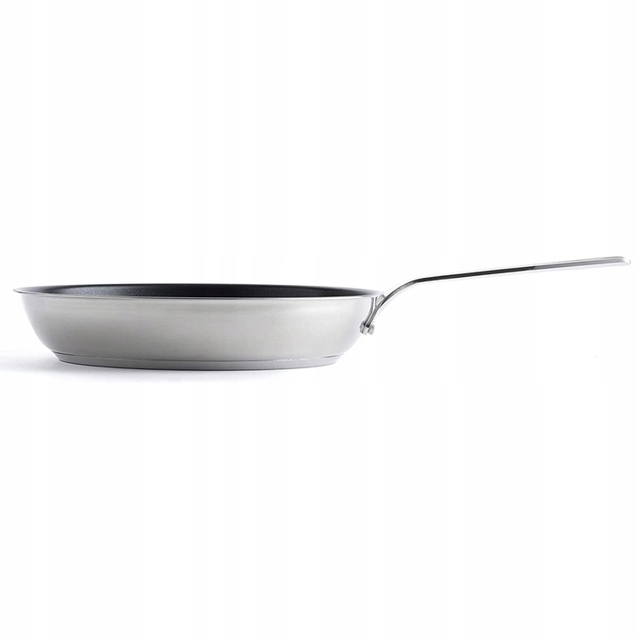 KitchenAid serpenyő 28cm rozsdamentes acél tapadásmentes ezüst