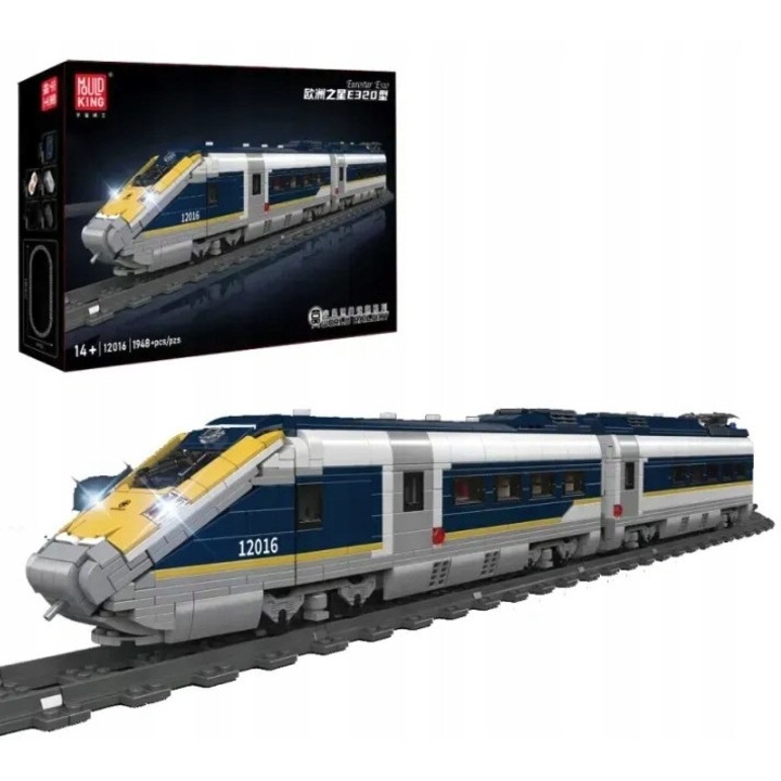 Trenulet de jucarie Mould King Eurostar E320 set telecomandat