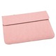 Husa laptop, etui din piele PU, cu inchidere magnetica si captuseala moale, compatibil MacBook Pro/Air 13 si laptopuri pana la 13.3", Roz, 13.3"