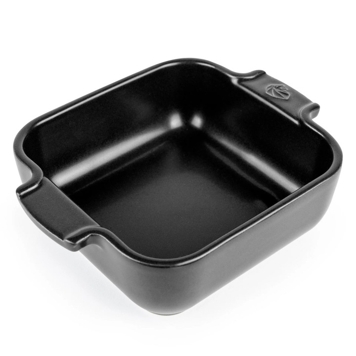 Peugeot Appolia kerámia sütőedény 18x4.5cm szatén fekete