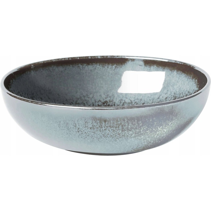 Bol ceramica Villeroy & Boch Lave Glace turcoaz 17x17x5,5cm 0,6l
