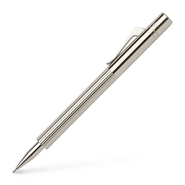 Creion mecanic Graf von Faber Castell Pocket Platinum, platina, 0, 7 mm, 90x7mm