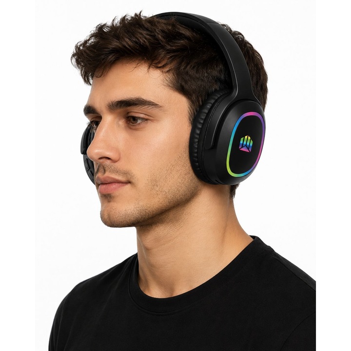 Casti wireless, model M9, negru