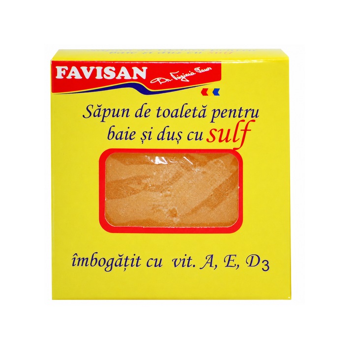 Тоалетен сапун за баня и душ, 100 г, Favisan