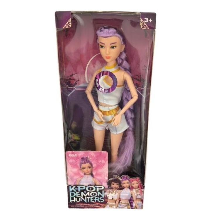 Papusa K-Pop Rumi, muzicala, 30 cm, mov