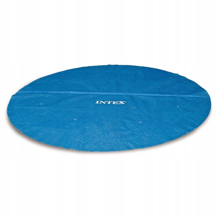 Intex 28010 napelemes medence takaró, PE 120 mikron, dupla buborékfólia, 206 cm fedési átmérő O244 cm-es medencékhez, kék, 1 db